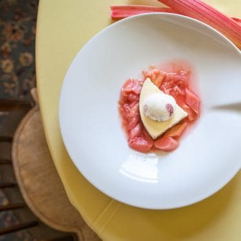 Rhubarb Cheesecake Recipe