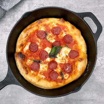 Cast iron frying pan pizza recipe Jonathan Hatchman London Economic