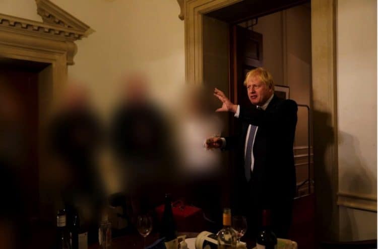 13th November 2020: A gathering in No 10 Downing Street on the departure of a special advisor.