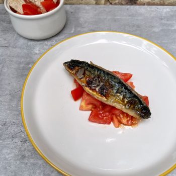 Mackerel and tomato salad recipe