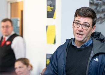 Andy Burnham striking workers