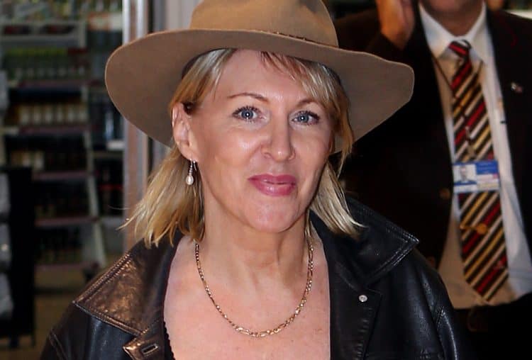 MP Nadine Dorres arrives back at Heathrow Airport from the Jungle
PRESS ASSOCIATION Photo. Picture date: Monday November 26, 2012. See PA story . Photo credit should read: Steve Parsons/PA Wire