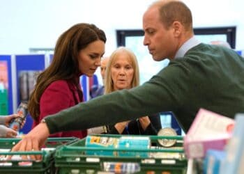 William and Kate food bank