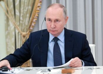 Sputnik, Kremlin Pool Photo via AP