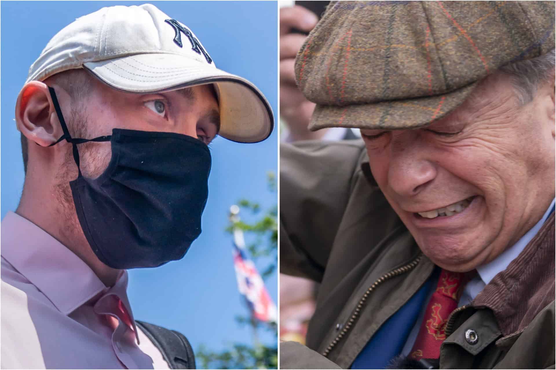 Man to be sentenced for throwing objects at Nigel Farage