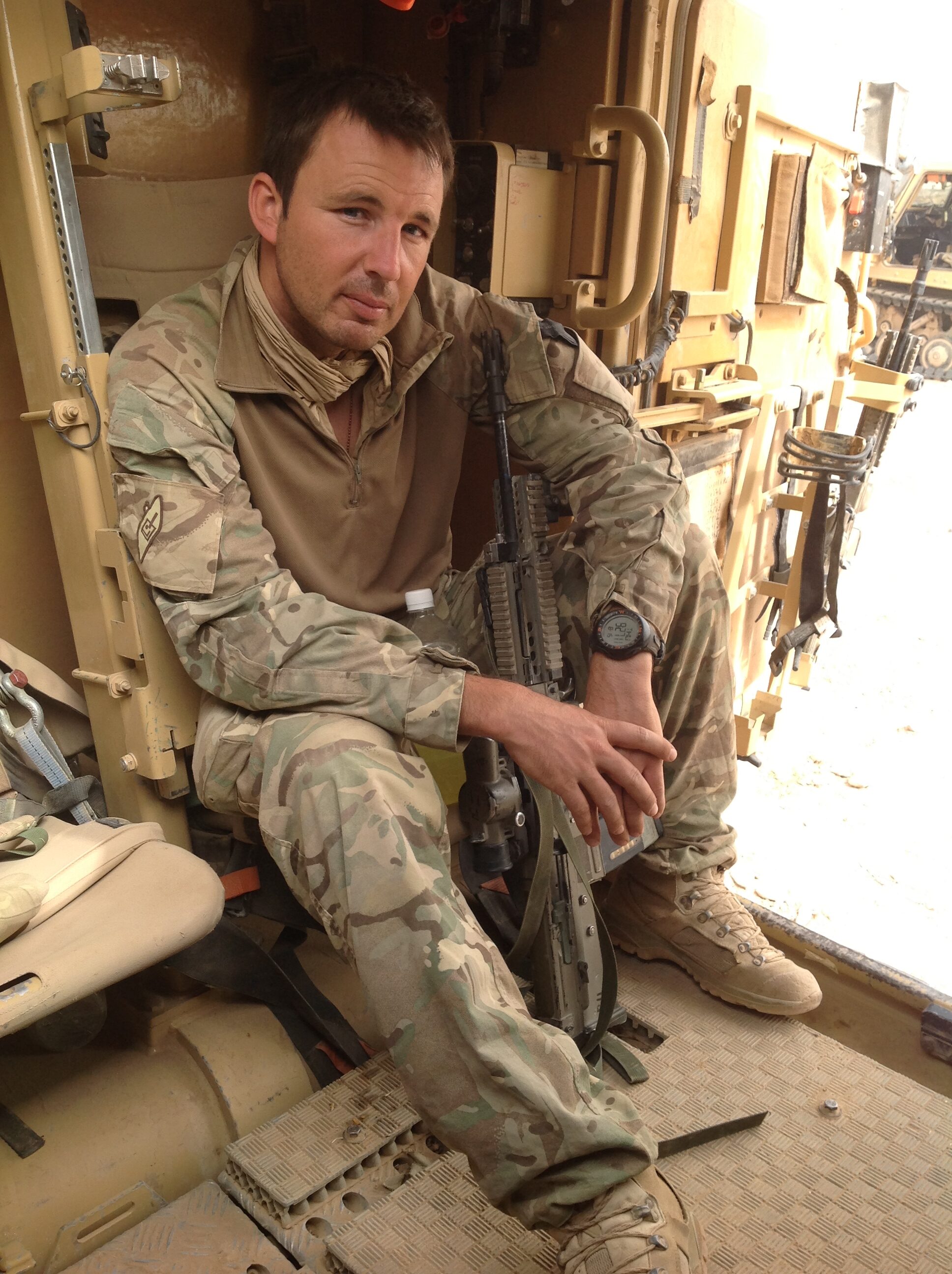 Decorated Tank Commander Matthew Baldwin