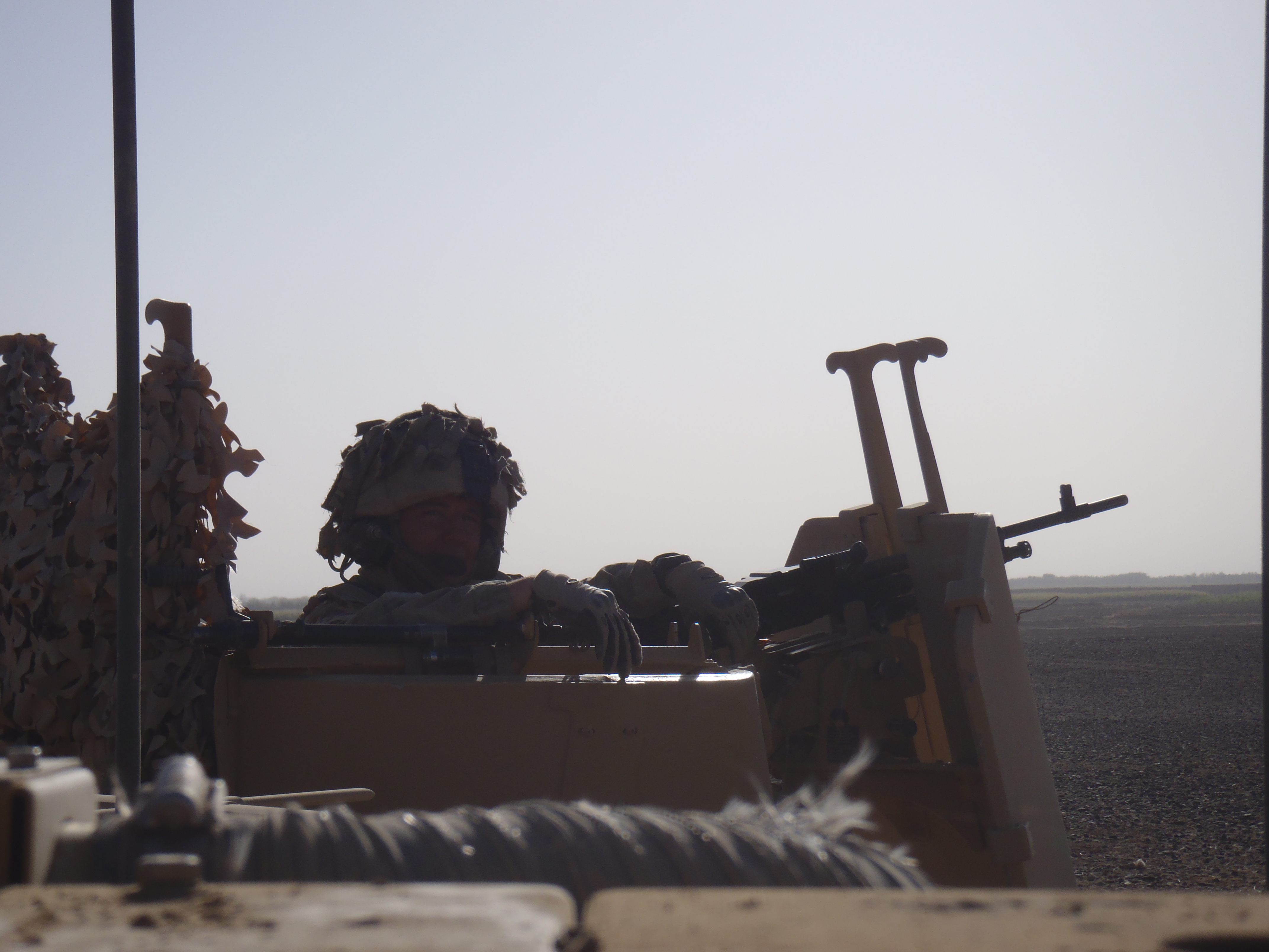 Decorated Tank Commander Matthew Baldwin.