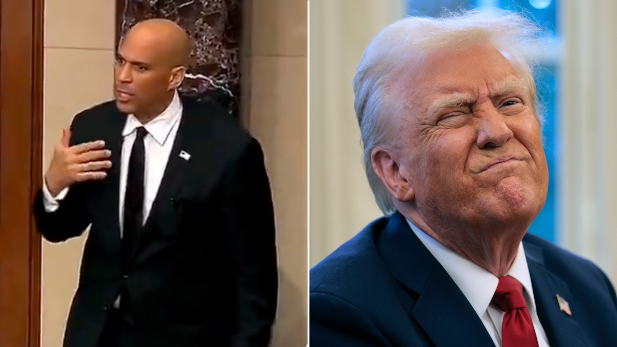 Senator delivers the longest Senate speech in US history in stand against Trump