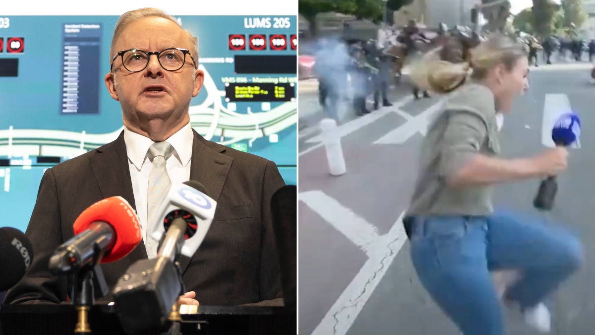 Australian PM condemns 'horrific' footage of reporter being shot with rubber bullet in LA