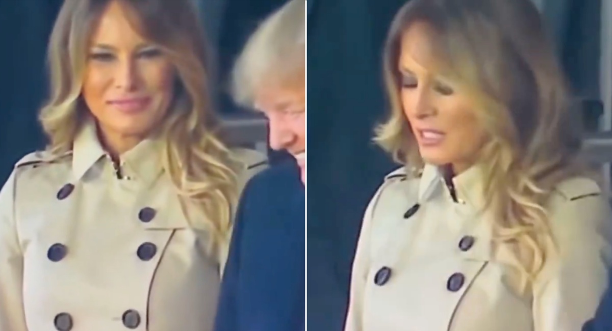 People 'feel bad for Melania' after footage from Trump military parade goes viral