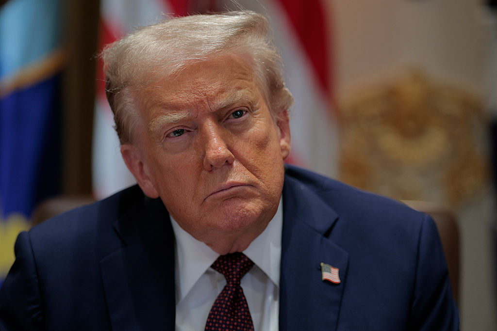 WASHINGTON, DC - AUGUST 26: U.S. President Donald Trump attends a cabinet meeting with members of his administration in the Cabinet Room of the White House on August 26, 2025 in Washington, DC. This is the seventh cabinet meeting of Trump's second term. (Photo by Chip Somodevilla/Getty Images)