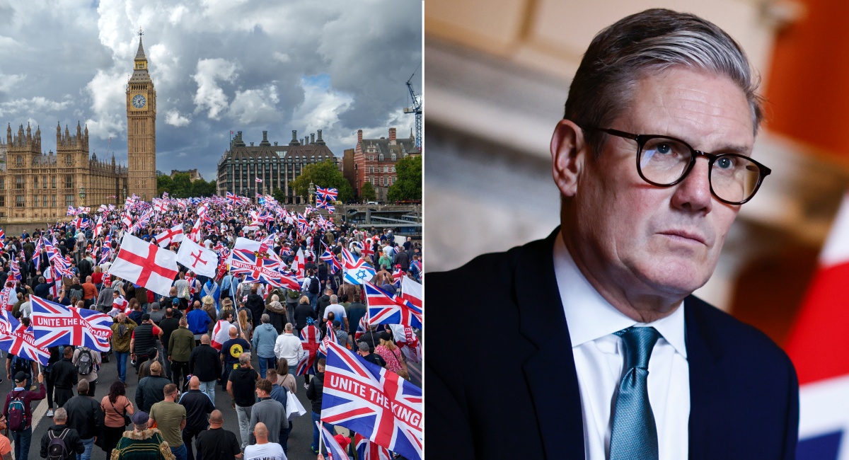 Keir Starmer issues damning statement after 150,000 people attended far-right London march