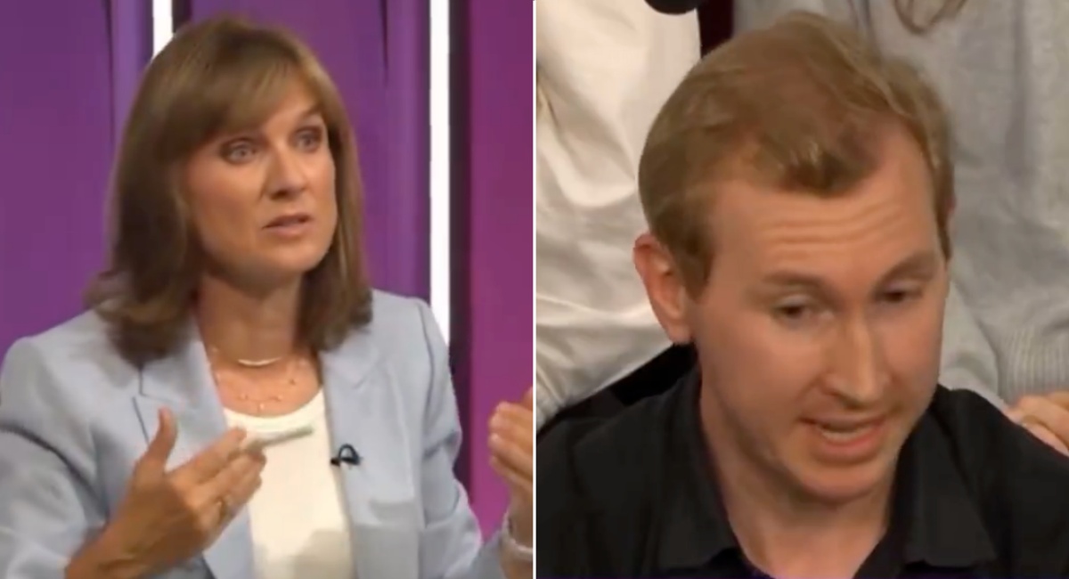 Audience member 'corrects' Fiona Bruce over Jimmy Kimmel suspension