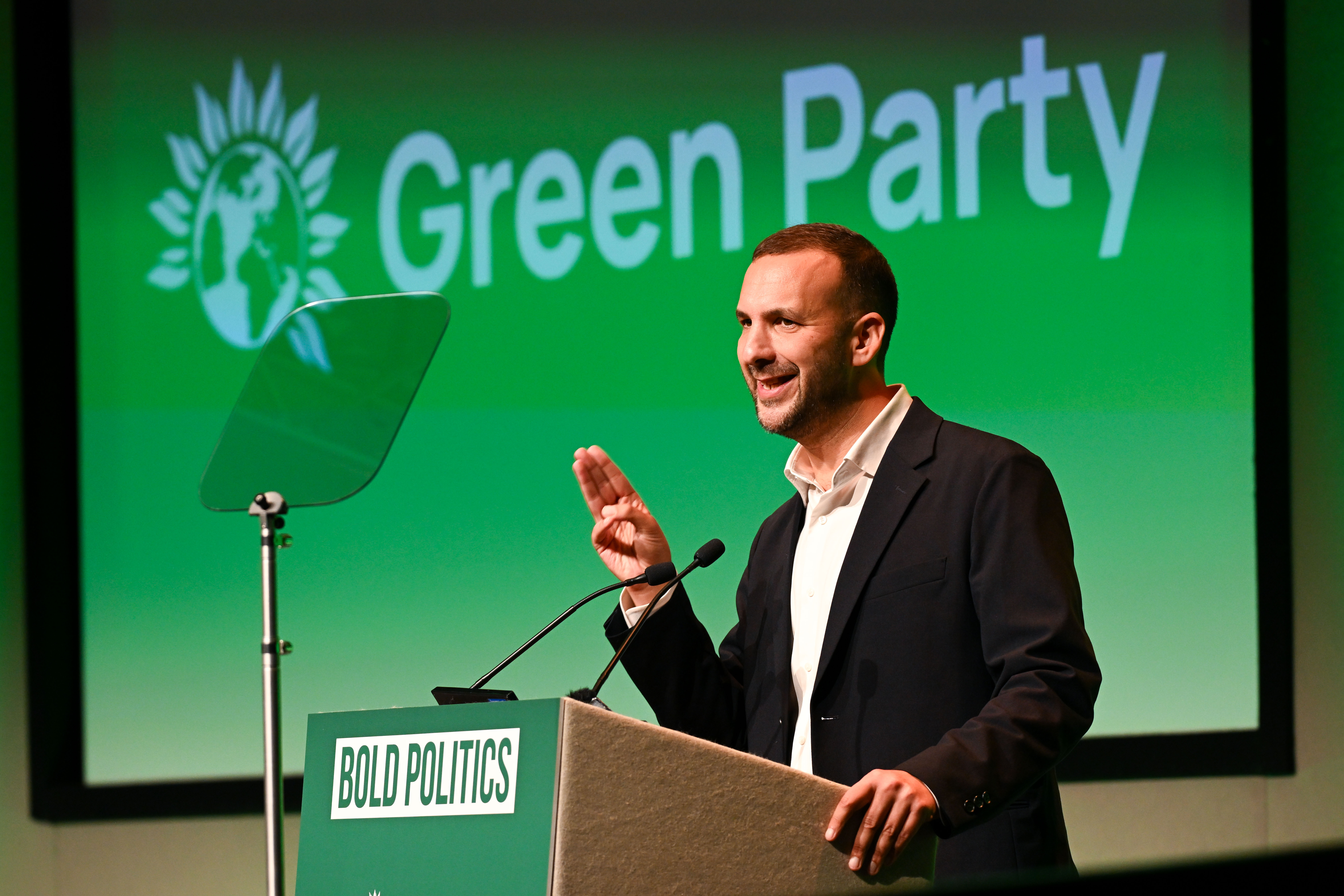 Zack Polanski's Greens have 'commanding lead' among young people, poll shows