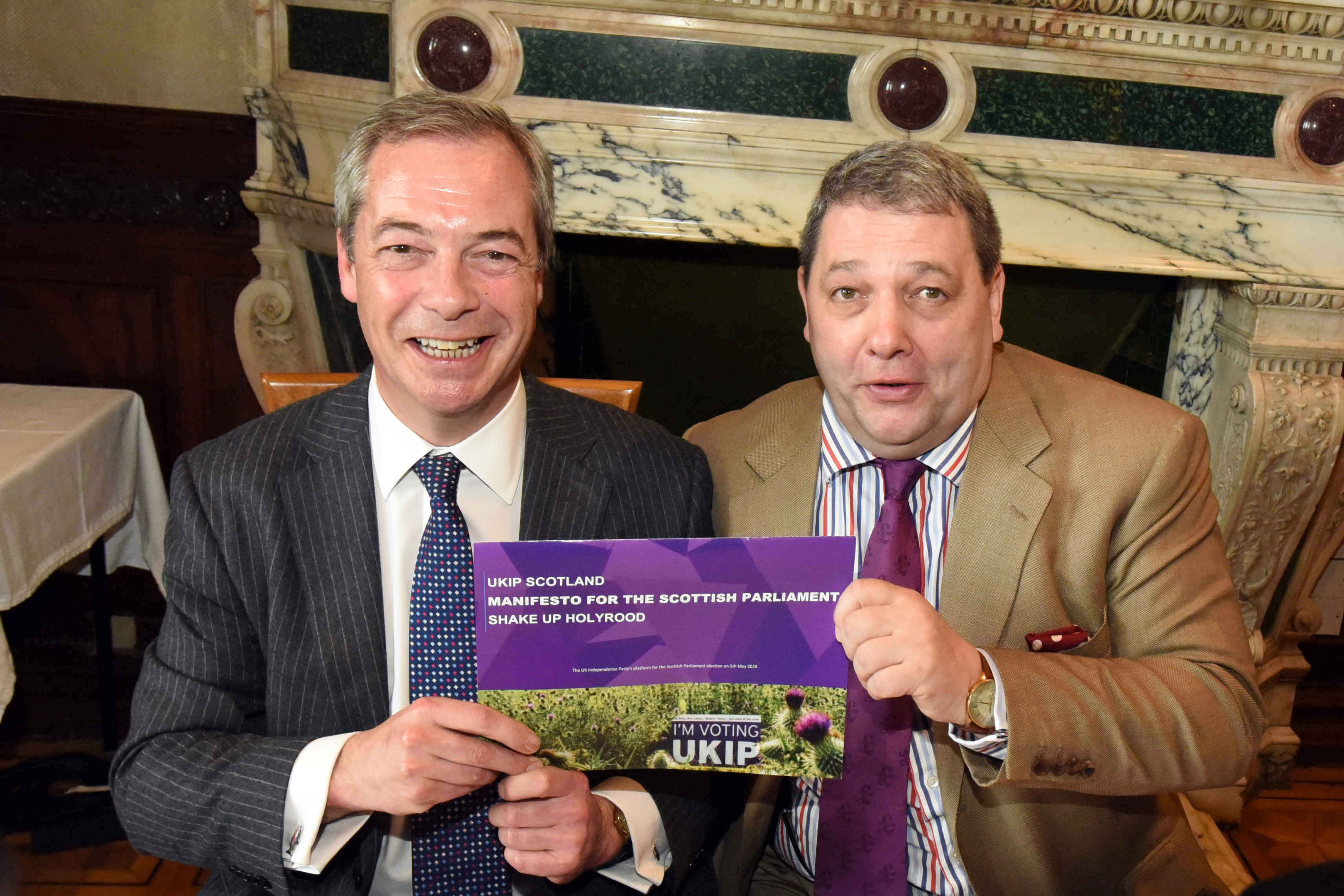 David Coburn was the UKIP leader in Scotland and served as an MEP for the party (Getty)