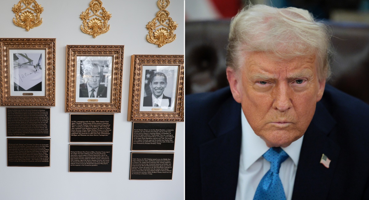 trump plaques