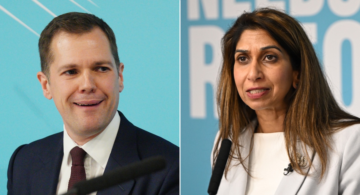 Jenrick and Braverman accidentally vote WITH Labour 'after entering wrong lobby'