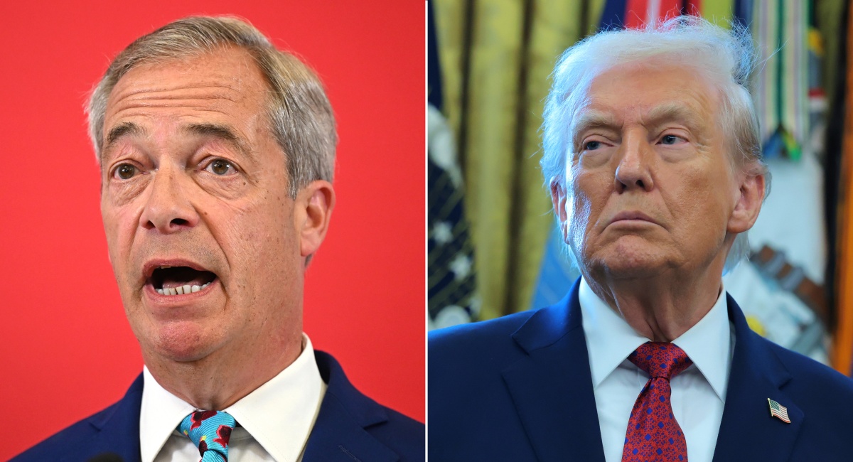 Embarrassment for Farage as he's blanked by Trump on Mar-a-Lago visit