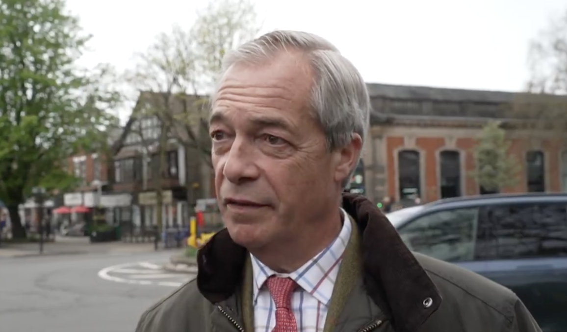 Nigel Farage heckled