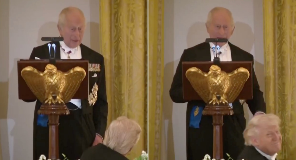 king charles speech donald trump