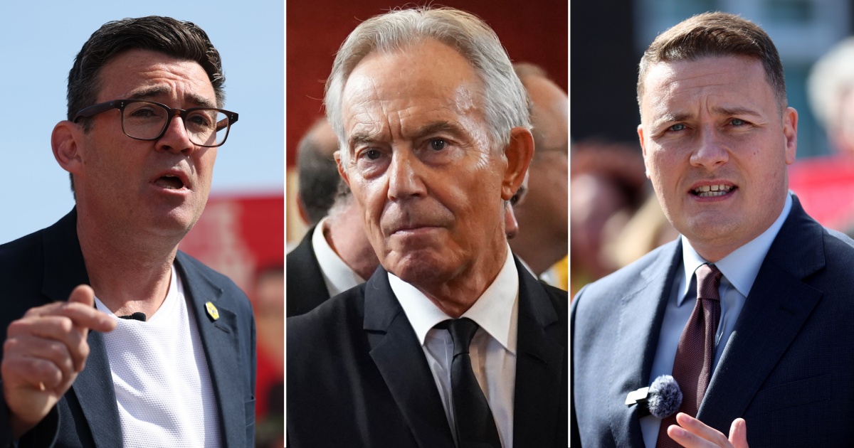 andy burnham tony blair wes streeting