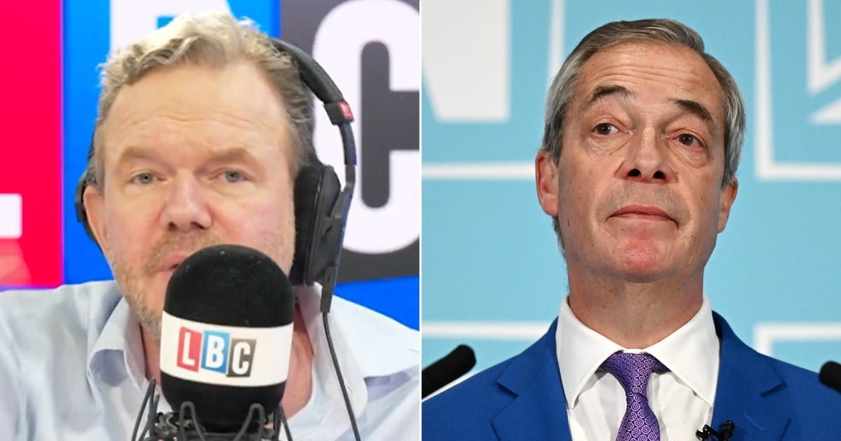 James O’Brien obliterates Farage over claims he is ‘the most attacked politician in the country’