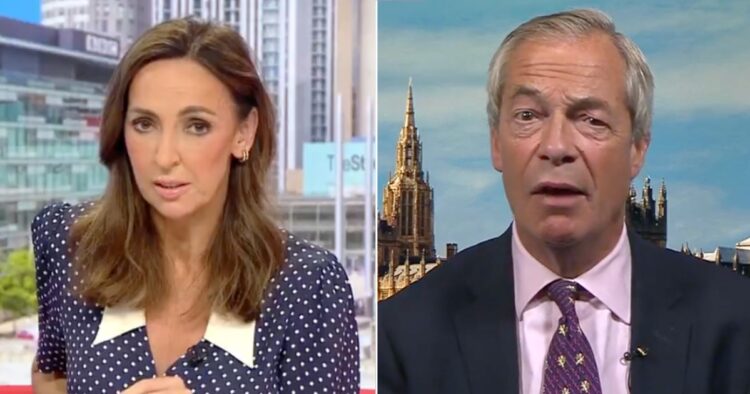 farage £5m gift bbc breakfast interview