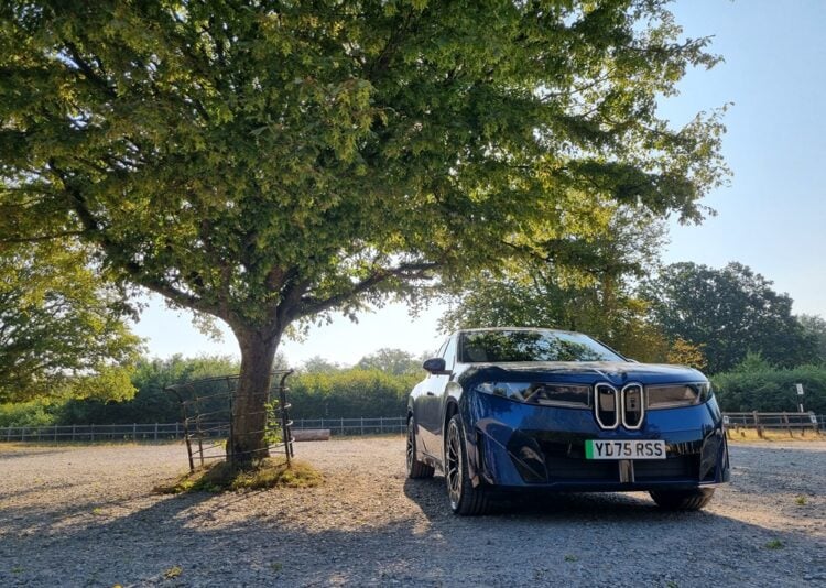 BMW iX3 in Richmond Park