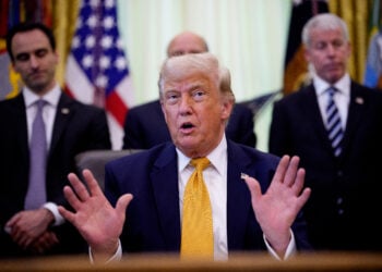 WASHINGTON, DC - JUNE 22: U.S. President Donald Trump speaks during an event in the Oval Office of the White House on June 22, 2026 in Washington, DC. President Trump signed two orders on quantum computing. (Photo by Andrew Harnik/Getty Images)