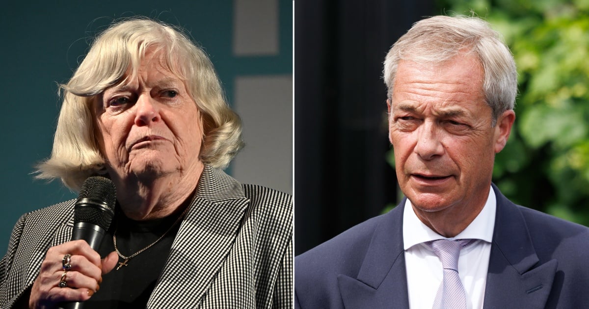 Nigel Farage accused of using Ann Widdecombe's death as ‘political propaganda'