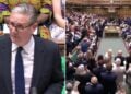 keir starmer standing ovation