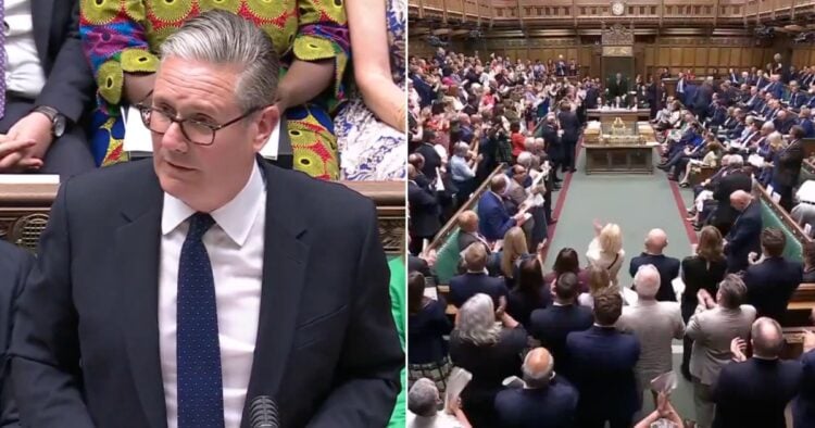 keir starmer standing ovation