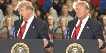 trump heckled
