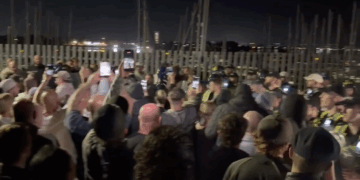 anti-migrant protests portsmouth