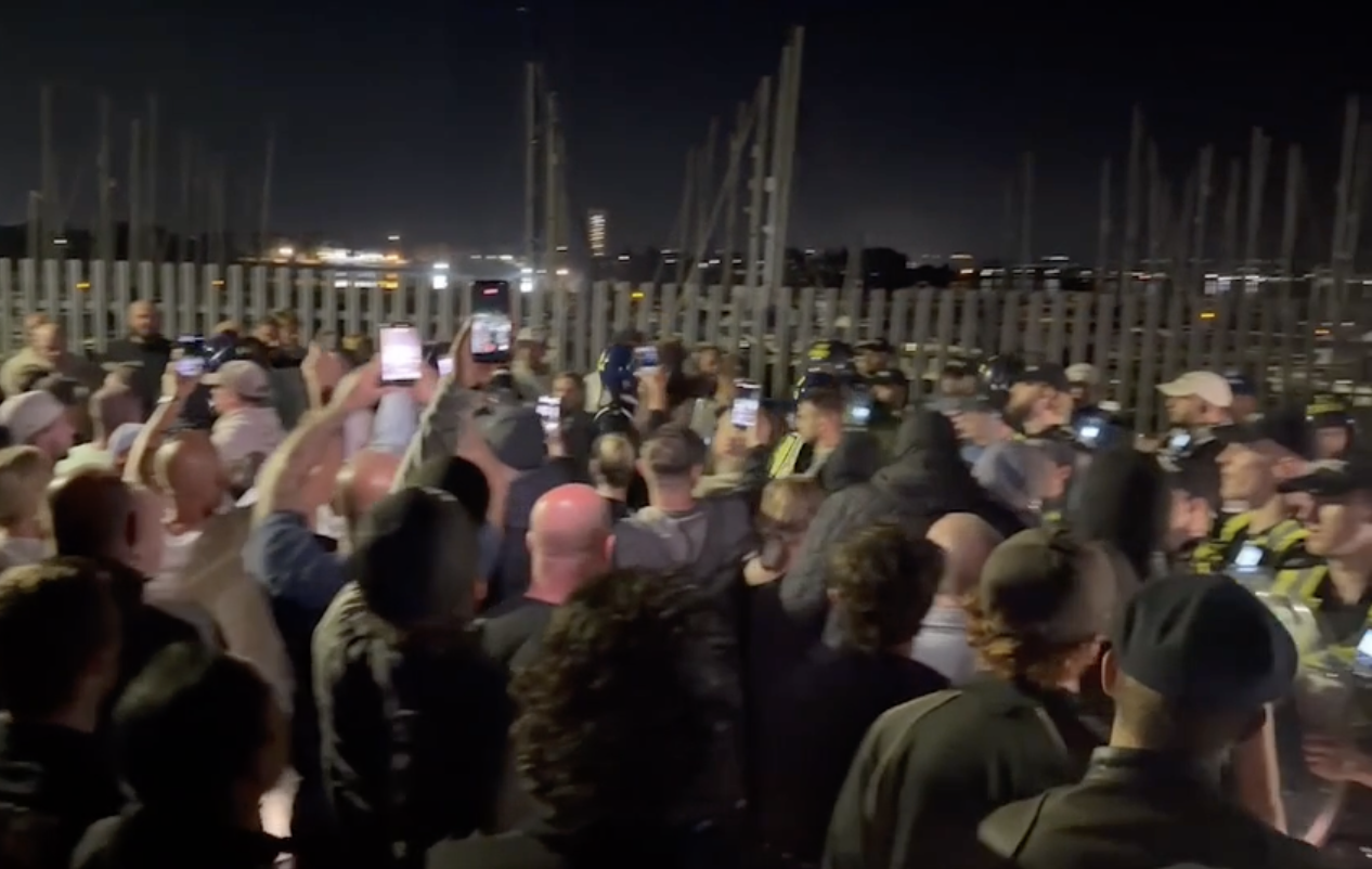 anti-migrant protests portsmouth