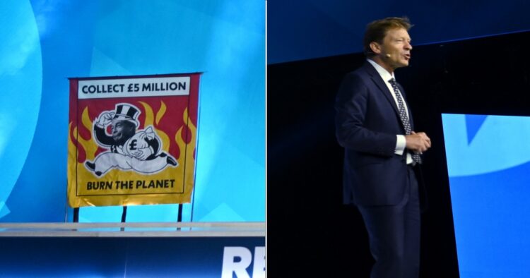 greenpeace farage banner