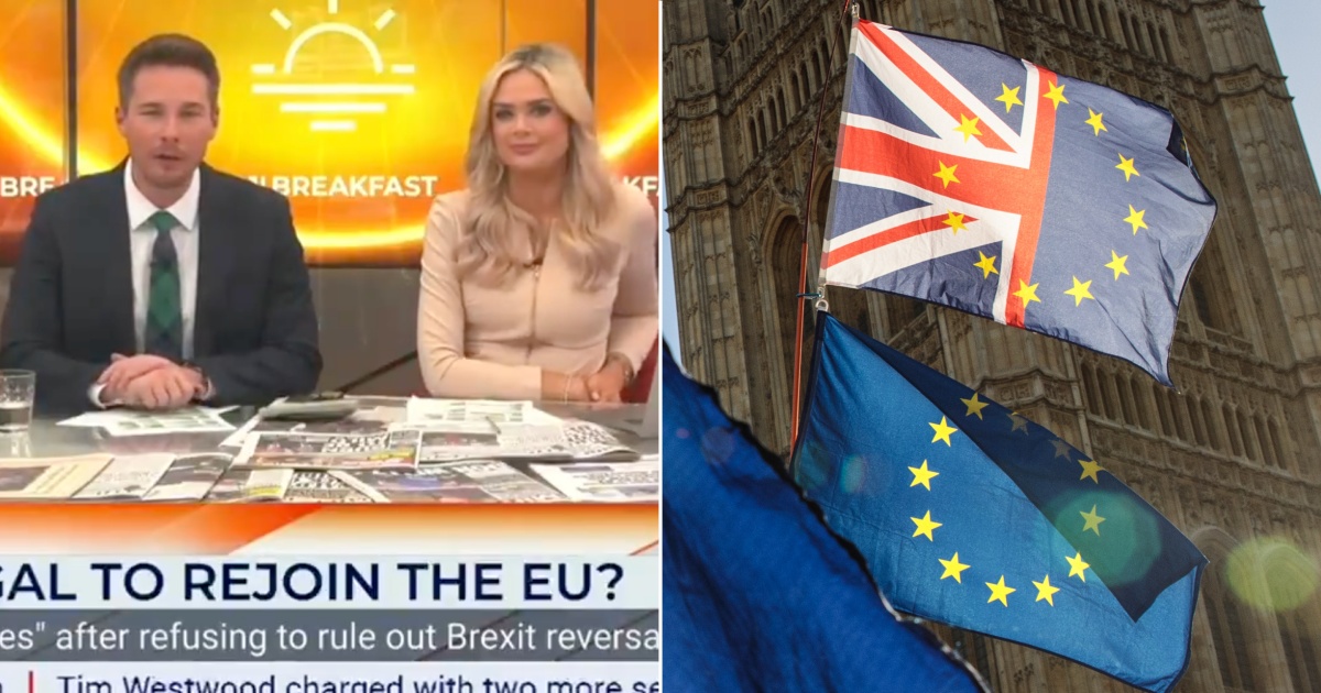 GB News host argues it should be illegal to rejoin the EU