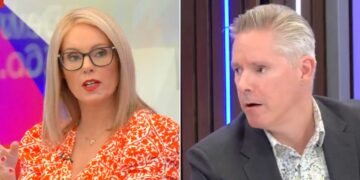 gb news michelle dewberry portsmouth protestors