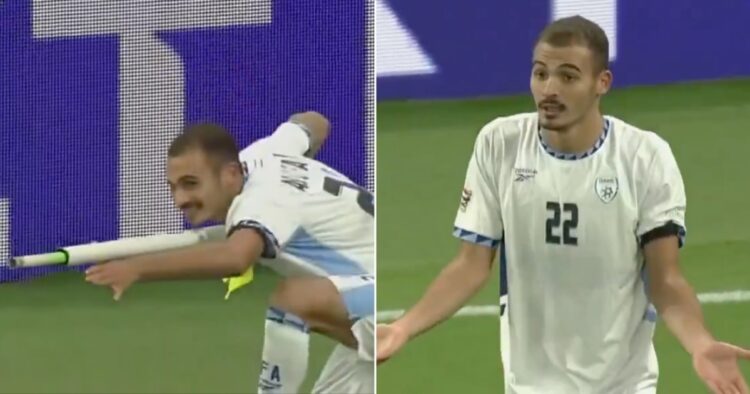 israel footballer celebration