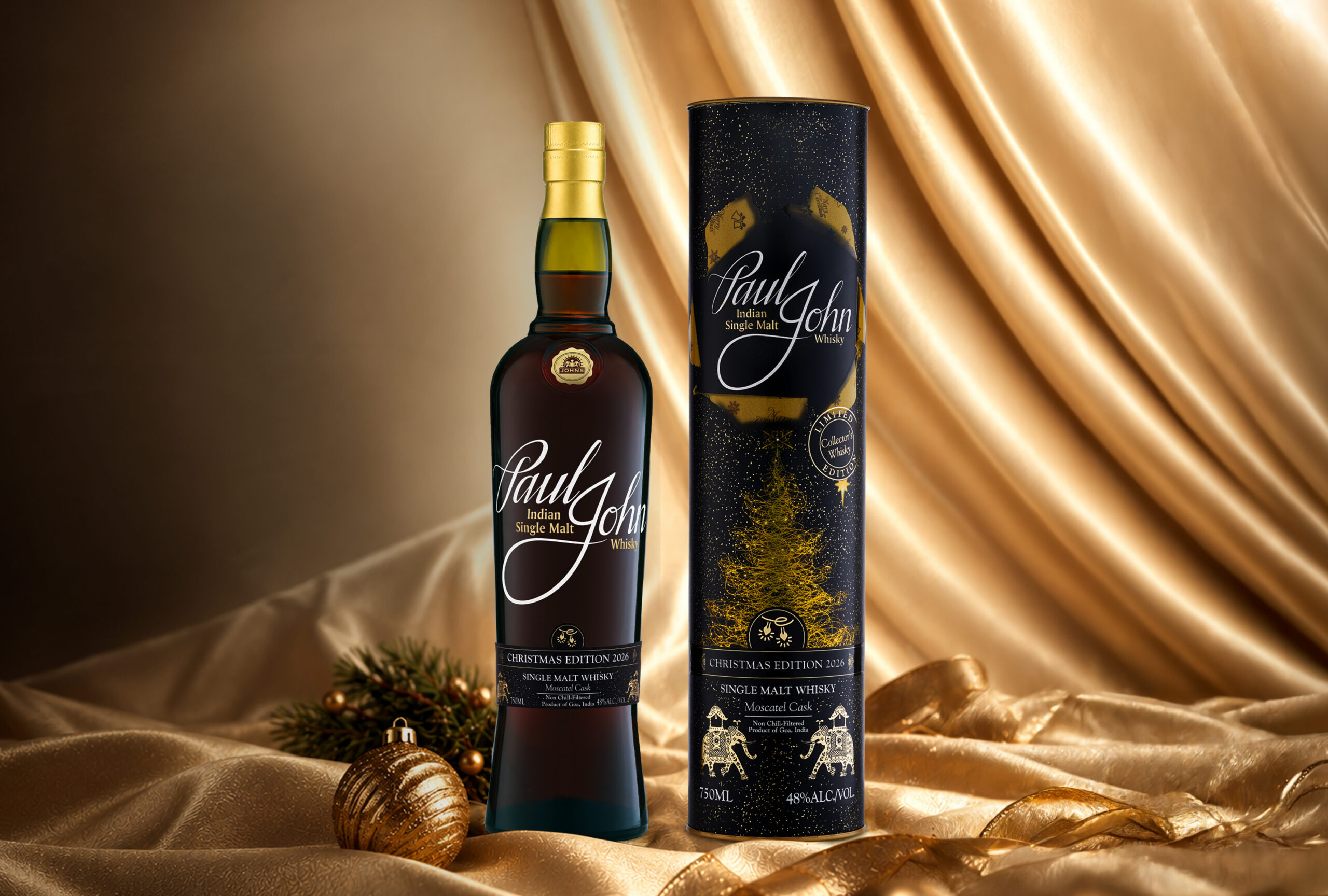 Award winning Indian whisky Paul John launches latest Christmas limited edition