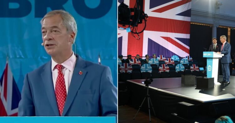 farage reform empty seats