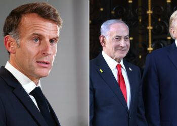 macron trump french riots